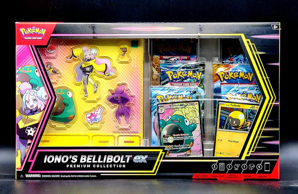 PRE-ORDER Pokemon Iono’s Bellibolt ex Premium Collection Box