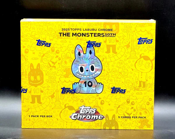 * DUE FEB *2025 Topps Chrome Labubu 10th Anniversary Hobby Box