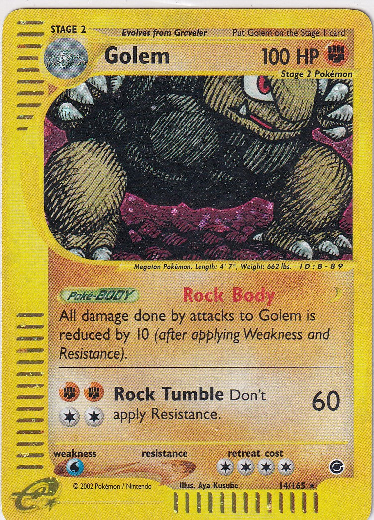 Golem (49) #049/165 | Holo Rare | Expedition