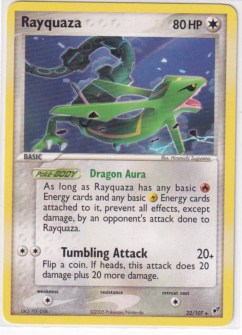 2005 Rayquaza 22/107 NM Deoxys