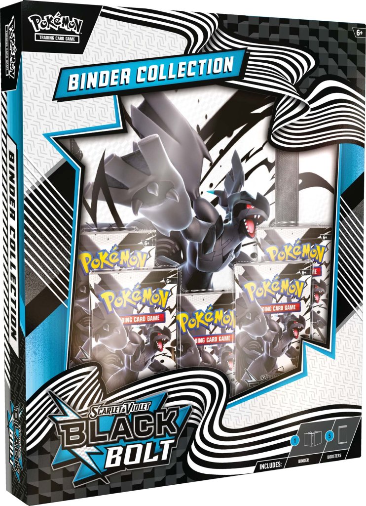 PRE ORDER Pokémon TCG: Scarlet &amp; Violet—Black Bolt Binder Collection