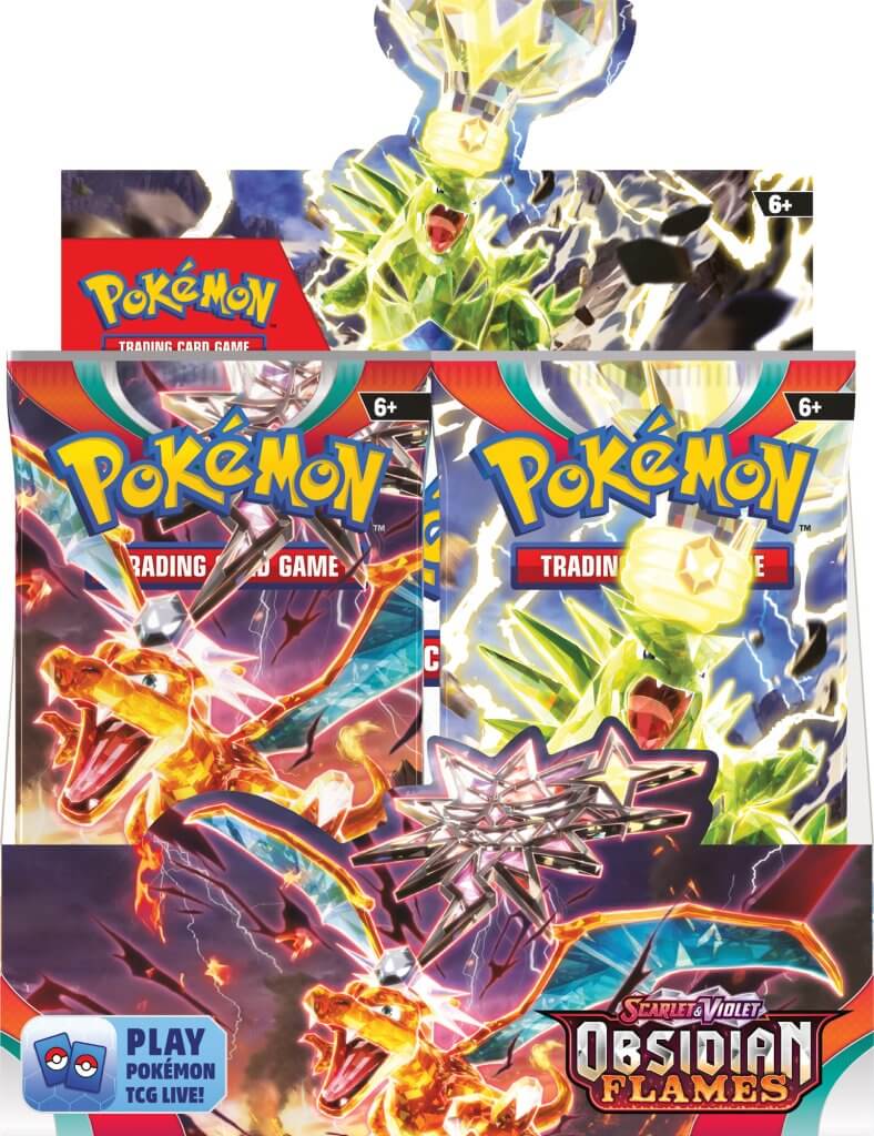 POKÉMON TCG Scarlet &amp; Violet 3 Obsidian Flames Booster
