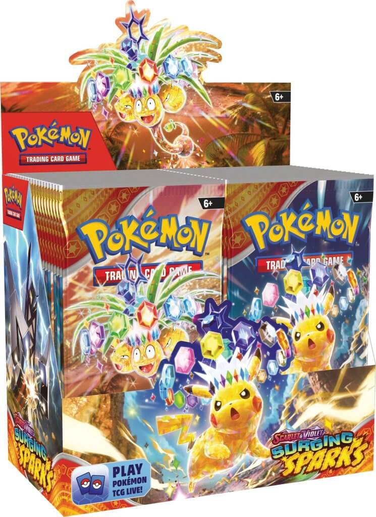 PRE ORDER POKÉMON TCG Scarlet &amp; Violet 8 Surging Sparks Booster