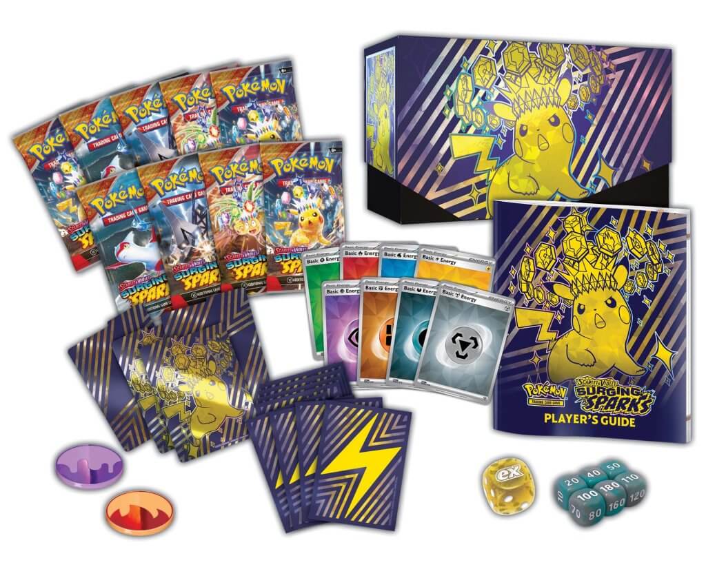 POKÉMON TCG Scarlet &amp; Violet 8 Surging Sparks Elite Trainer Box