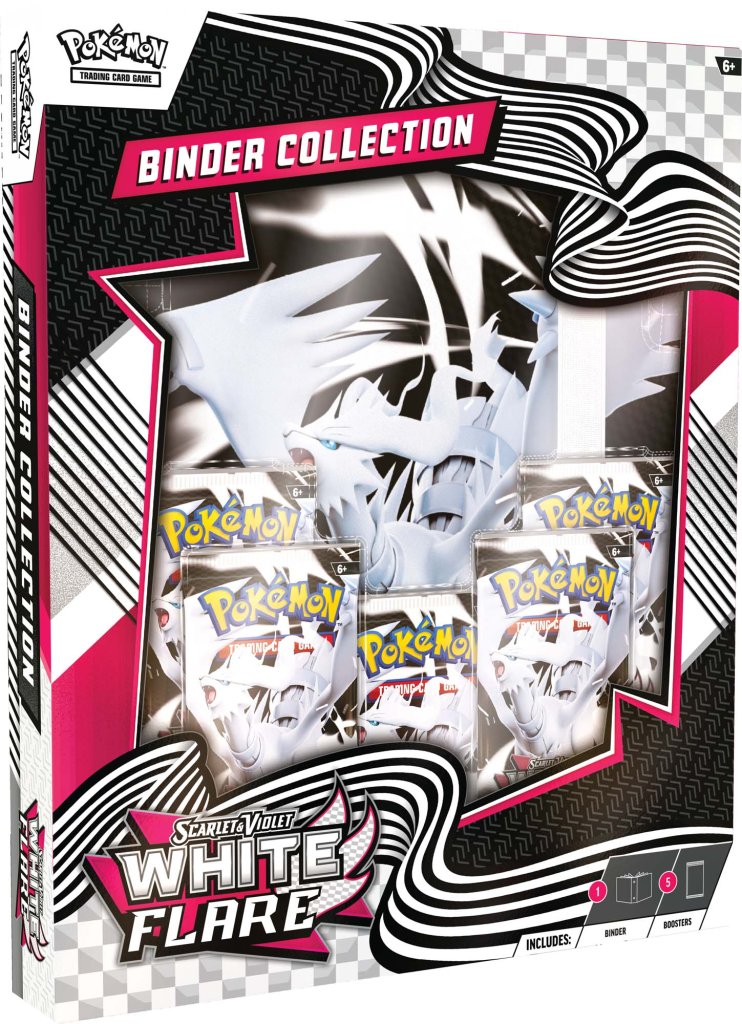 PRE ORDER Pokémon TCG: Scarlet &amp; Violet—White Flare Binder Collection