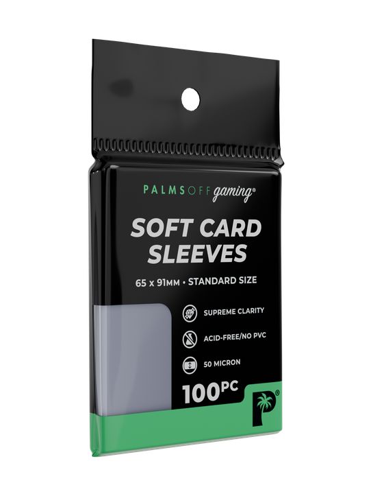 Palms Off Gaming Soft Card Sleeves - Standard Size - 100pc