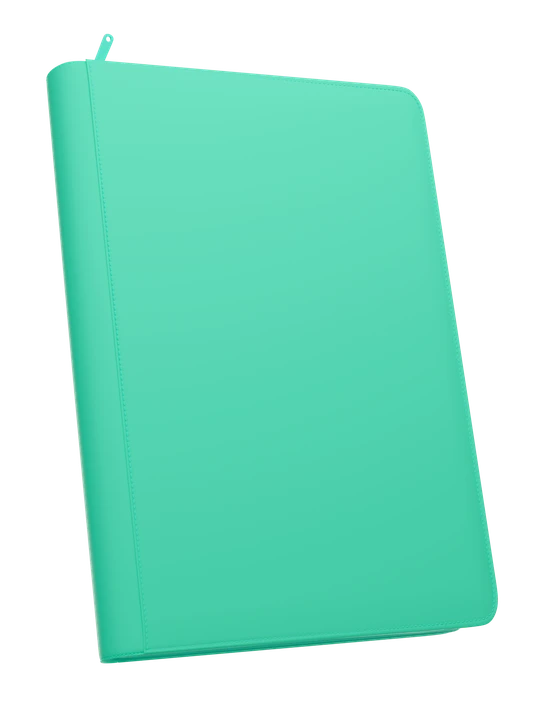 Palms Off Gaming Stealth 9 Pocket Zip Binder - Turquoise