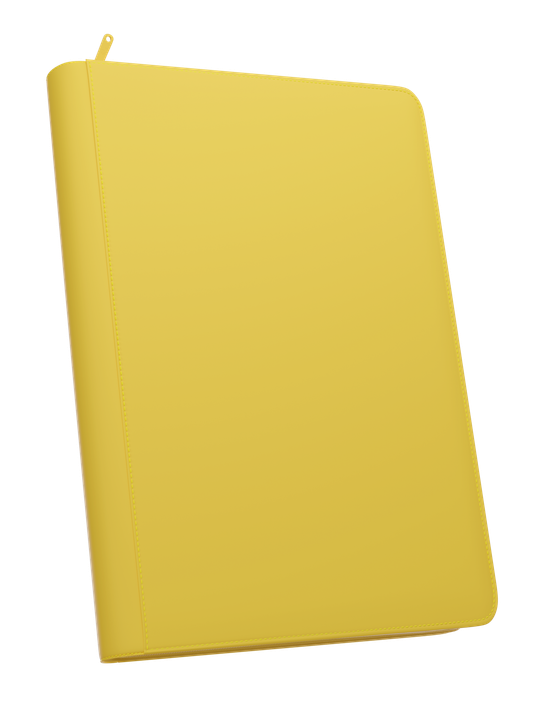 Palms Off Gaming Stealth 9 Pocket Zip Binder - Yellow