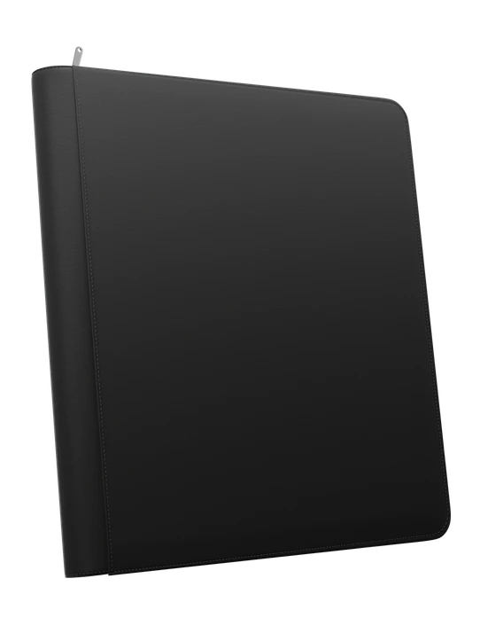 Palms Off Gaming Stealth 12 Pocket Zip Binder - Black thumbnail