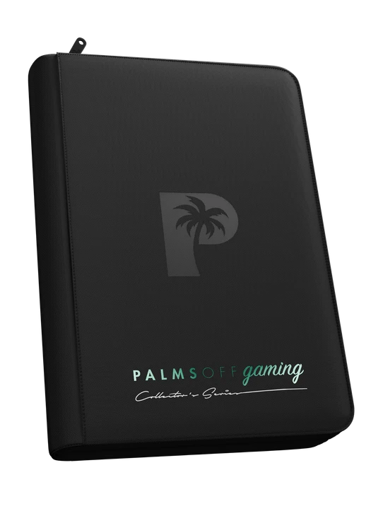 Palms Off Gaming Collector's Series 4 Pocket Zip Binder - Black thumbnail