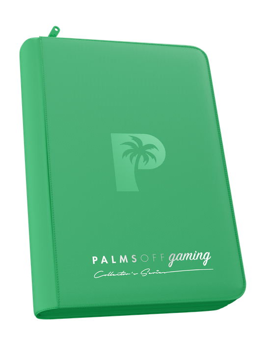 Palms Off Gaming Collector's Series 4 Pocket Zip Binder - Green thumbnail