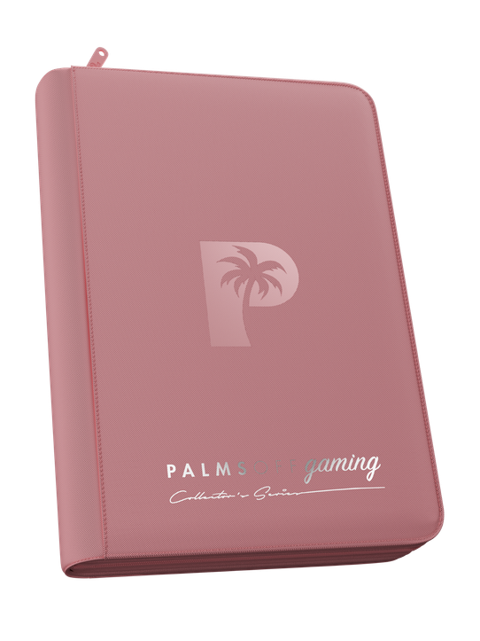Palms Off Gaming Collector's Series 4 Pocket Zip Binder - Pink