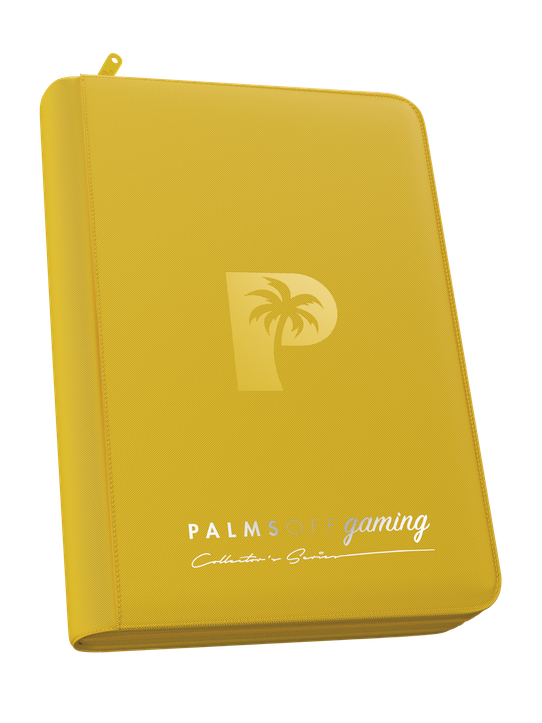 Palms Off Gaming Collector's Series 4 Pocket Zip Binder - Yellow thumbnail
