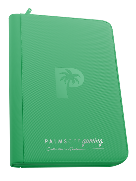 Palms Off Gaming Collector's Series 9 Pocket Zip Binder - Green thumbnail