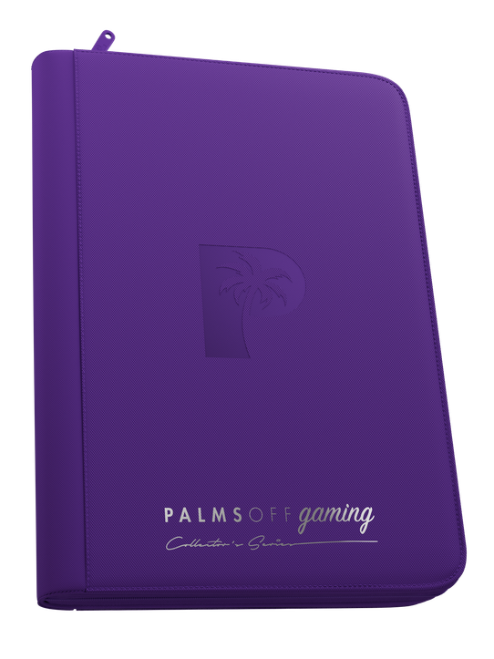 Palms Off Gaming Collector's Series 9 Pocket Zip Binder - Purple thumbnail