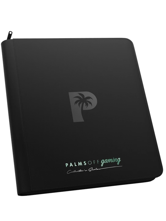 Palms Off Gaming Collector's Series 12 Pocket Zip Binder - Black thumbnail