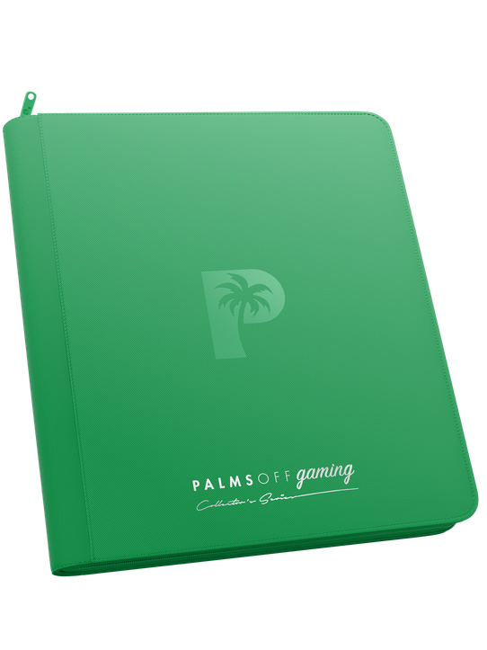 Palms Off Gaming Collector's Series 12 Pocket Zip Binder - Green thumbnail
