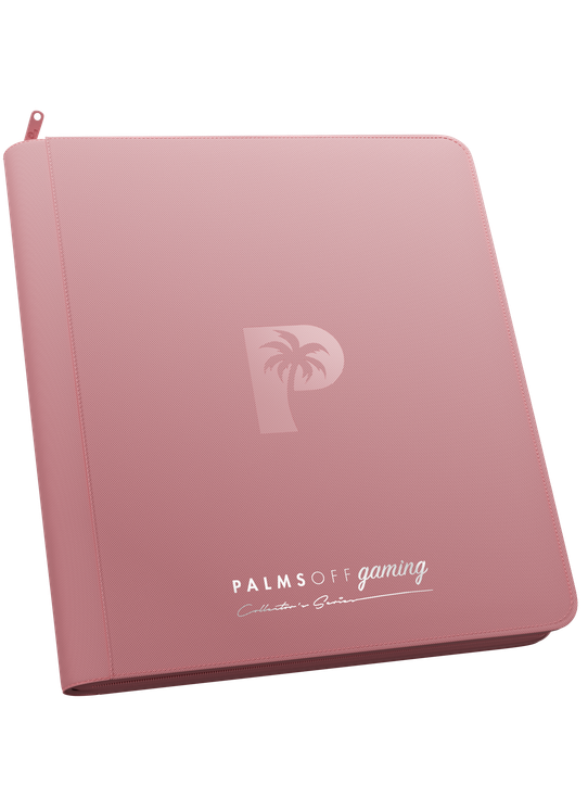 Palms Off Gaming Collector's Series 12 Pocket Zip Binder - Pink thumbnail