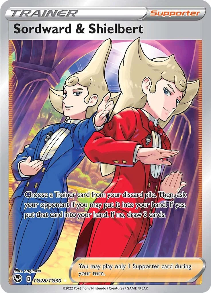 Pokémon TCG Sordward &amp; Shielbert - Silver Tempest [Trainer Gallery] [TG28/TG30]